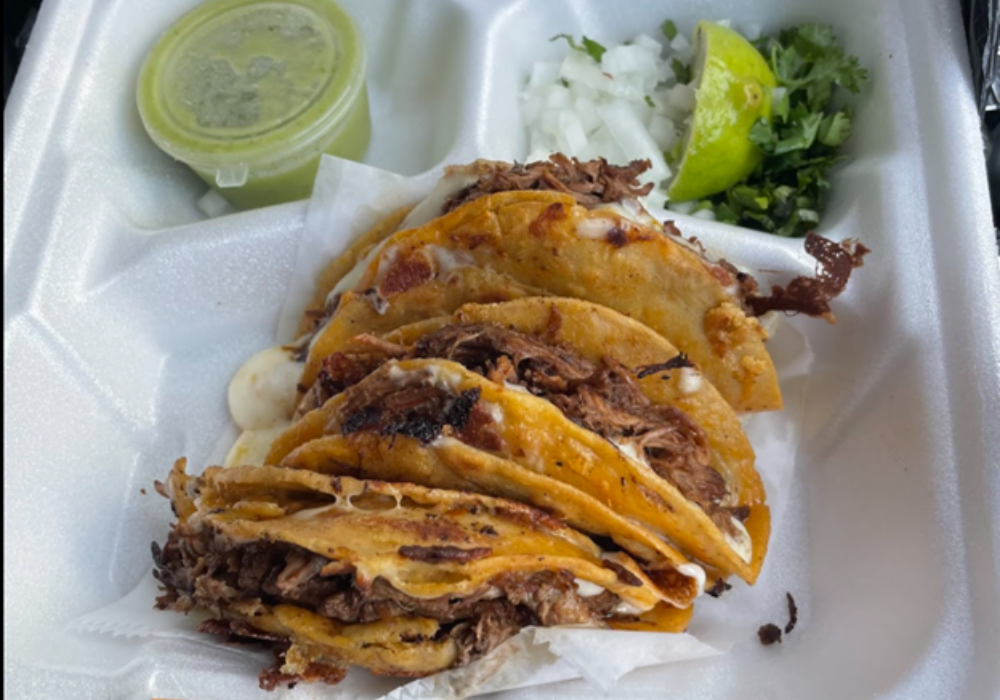 birria tacos plate